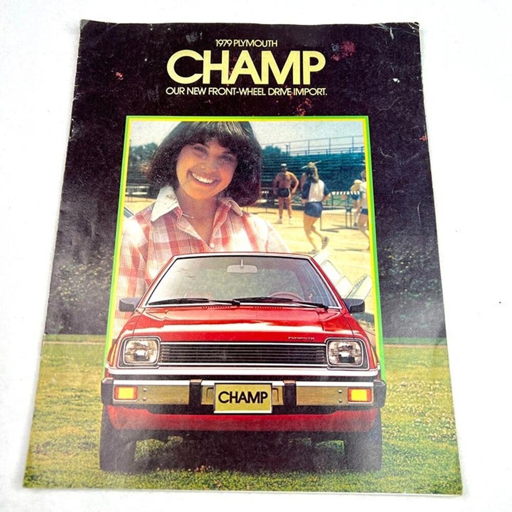 Vintage 1979 Plymouth Champ Informational Booklet